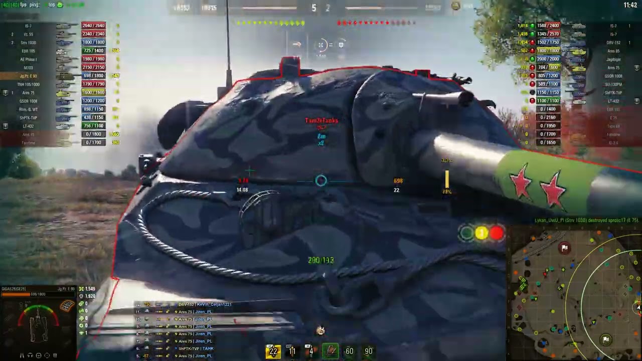 World of Tanks 2.0 Jagdpanzer E 90 is a behemoth.