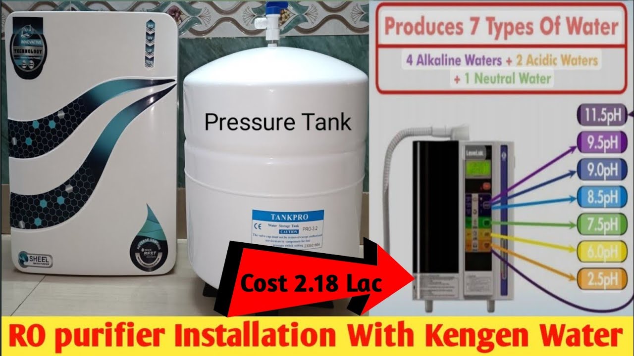 How to install Leveluk Jr IV | How to Install RO Purifier With Pressure Tank 