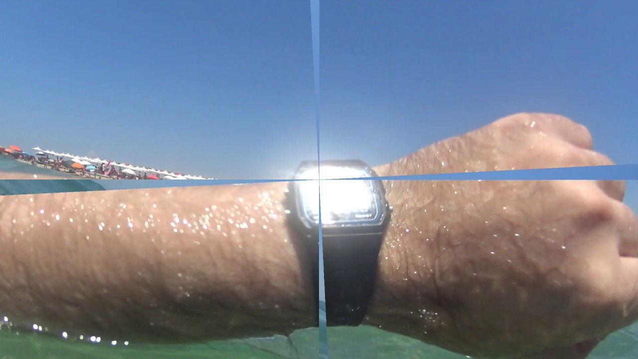 casio f91w water test