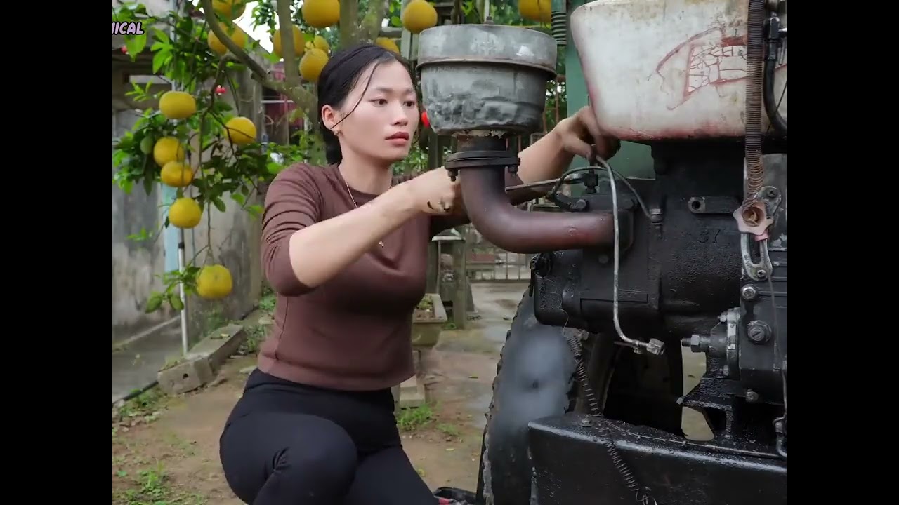 Tractor Engine Oil Change and Repair | Full Engine Fixing Process for Beginners