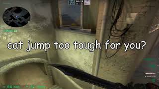 Easy alternetive to window cat jump mirage (ladder room reverse jump)