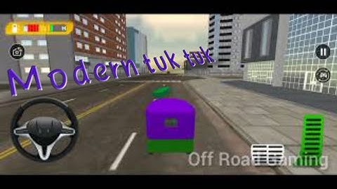 Modern tuk tuk Auto Rickshaw US Driving Simulator-Part 1 #1
