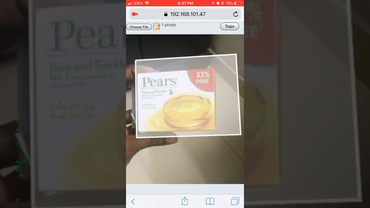 Natural Feature Tracking in Javascript | Augmented Reality - YouTube