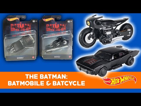 Hot Wheels Motorcycles Batman Batcycle Bat Cycle 