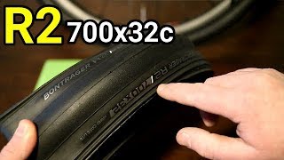 Bontrager R2 700x32c Tire Weight and Actual Size