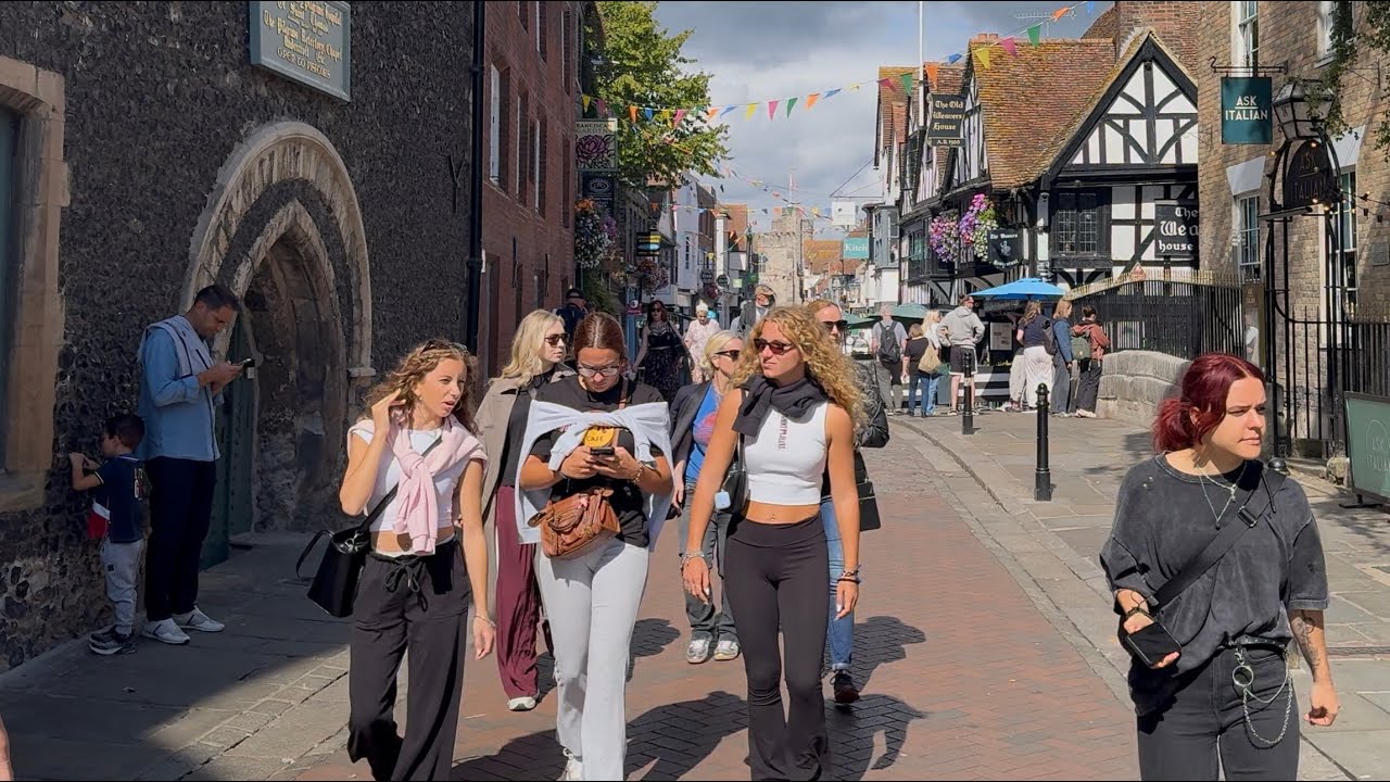 Uk Citys 🇬🇧 Canterbury Kent , England uk , Home to Canterbury Cathedral 
