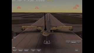 Landing at LAX A 340-600