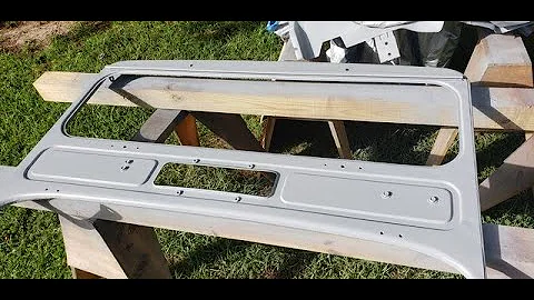 Salty Jeep Windshield Frame In Epoxy