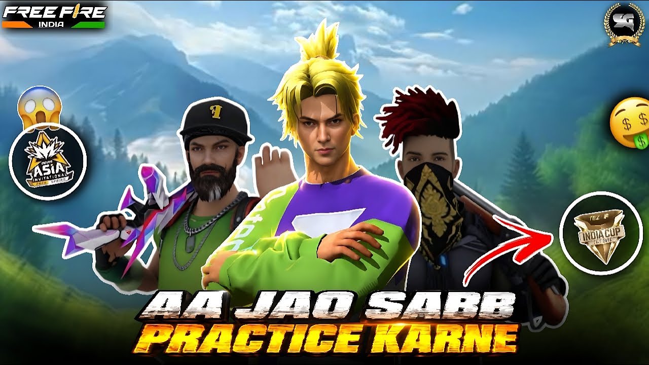 FFMIC FALL TOURNAMENT PRACTICE ON LIVE 😱 | #LIVE #SG #FREEFIRE - YouTube