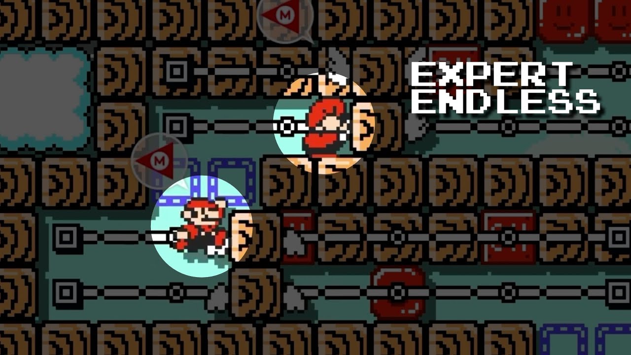 Expert Endless: Двигайтесь быстро, но не слишком быстро (Mario Maker 2)