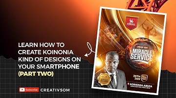 CREATE THIS KOINONIA DESIGN ON YOUR SMARTPHONE