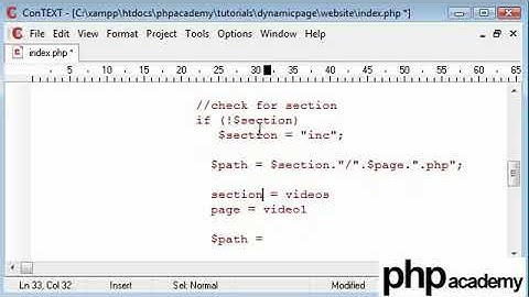PHP Tutorials  Dynamic pages Update