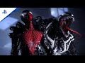 Marvels spiderman 2 peters garfield and king in red symbiote suit vs venom what if full battle