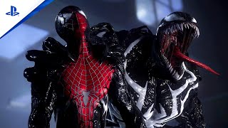 Marvel's Spider-Man 2 Peter's Garfield And King In Red Symbiote Suit vs Venom, What If? Full Battle