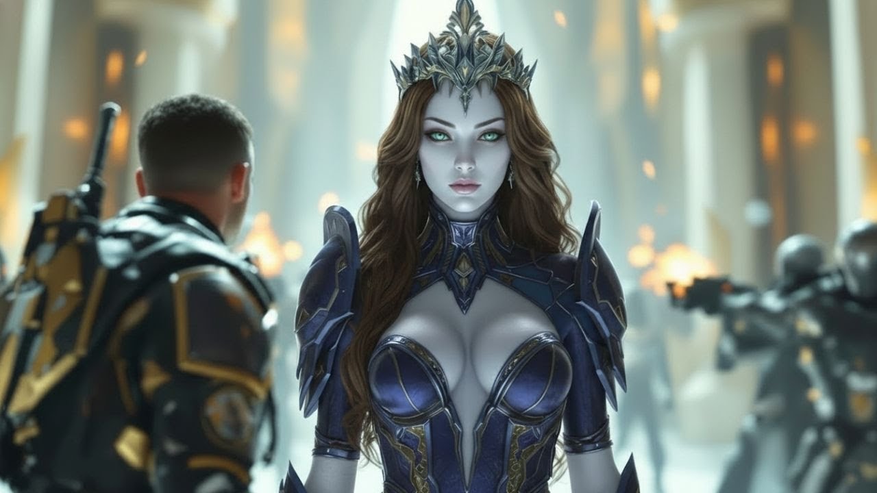 As the Guards Fled in Terror, the Human Protected the Alien Princess with His Life