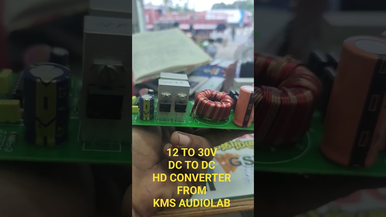 DC TO DC CONVERTER KMS BRAND / P75NF75 MOSFET /KELTRON CAPACITOR