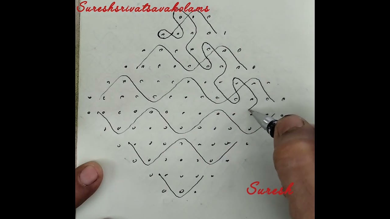 Sikku kolam. Smaller version. 