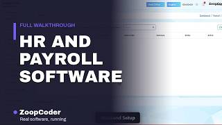 HR and Payroll Software — Attendance to Leave Approvals in One System | ZoopCoder