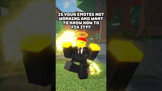 How To Fix Your Emotes In Fisch #roblox #fisch