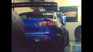 311RS Time Attack Evo X on the AMS dyno