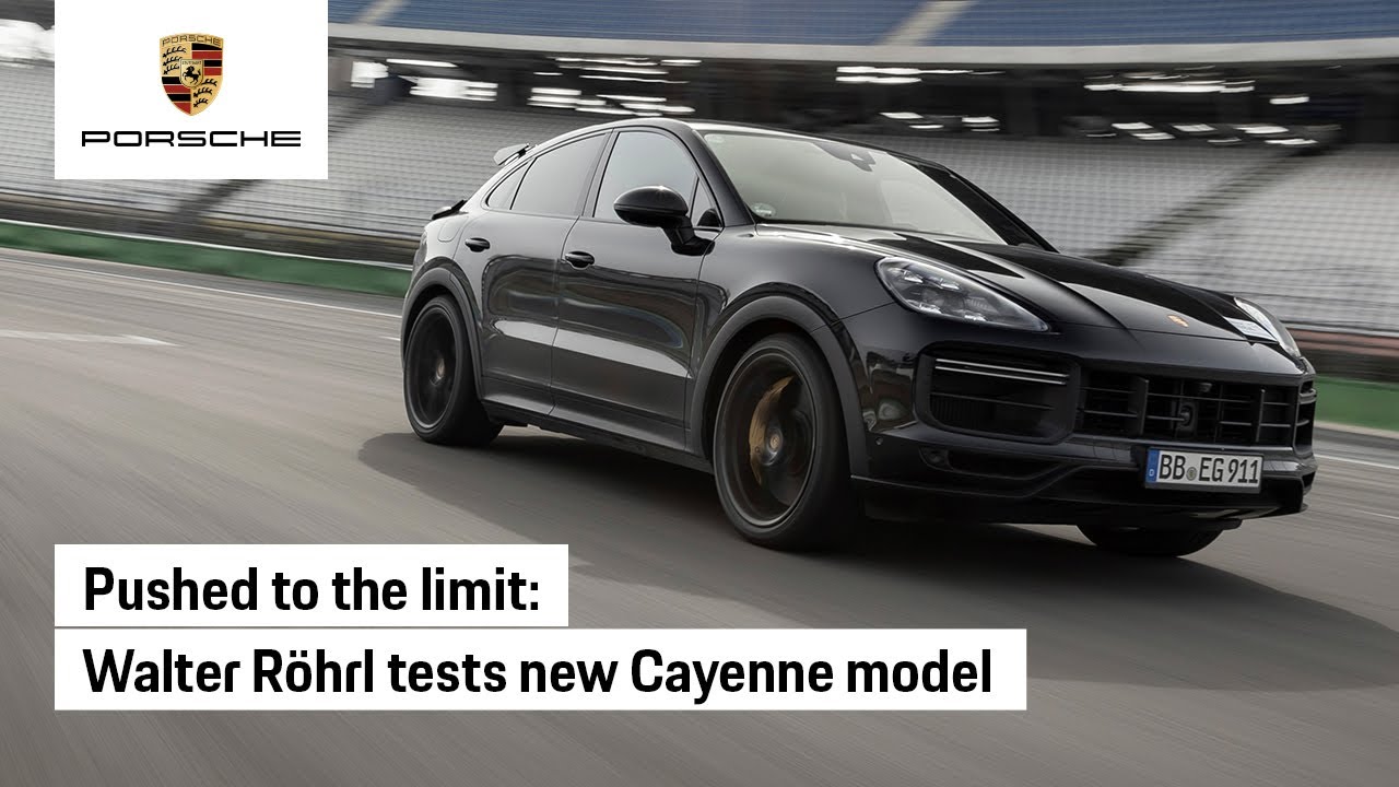 Walter R hrl Tests New High Performance Model In The Cayenne Product 