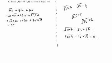 Q8 Paper 1 SQA 2014 National 5 Mathematics Exam.