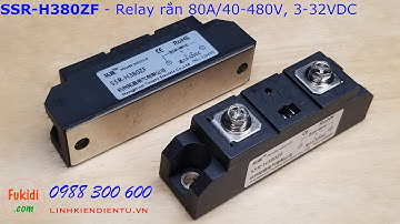 Relay rắn chuẩn công nghiệp 80A loại DC điều khiển AC SSR-H380ZF