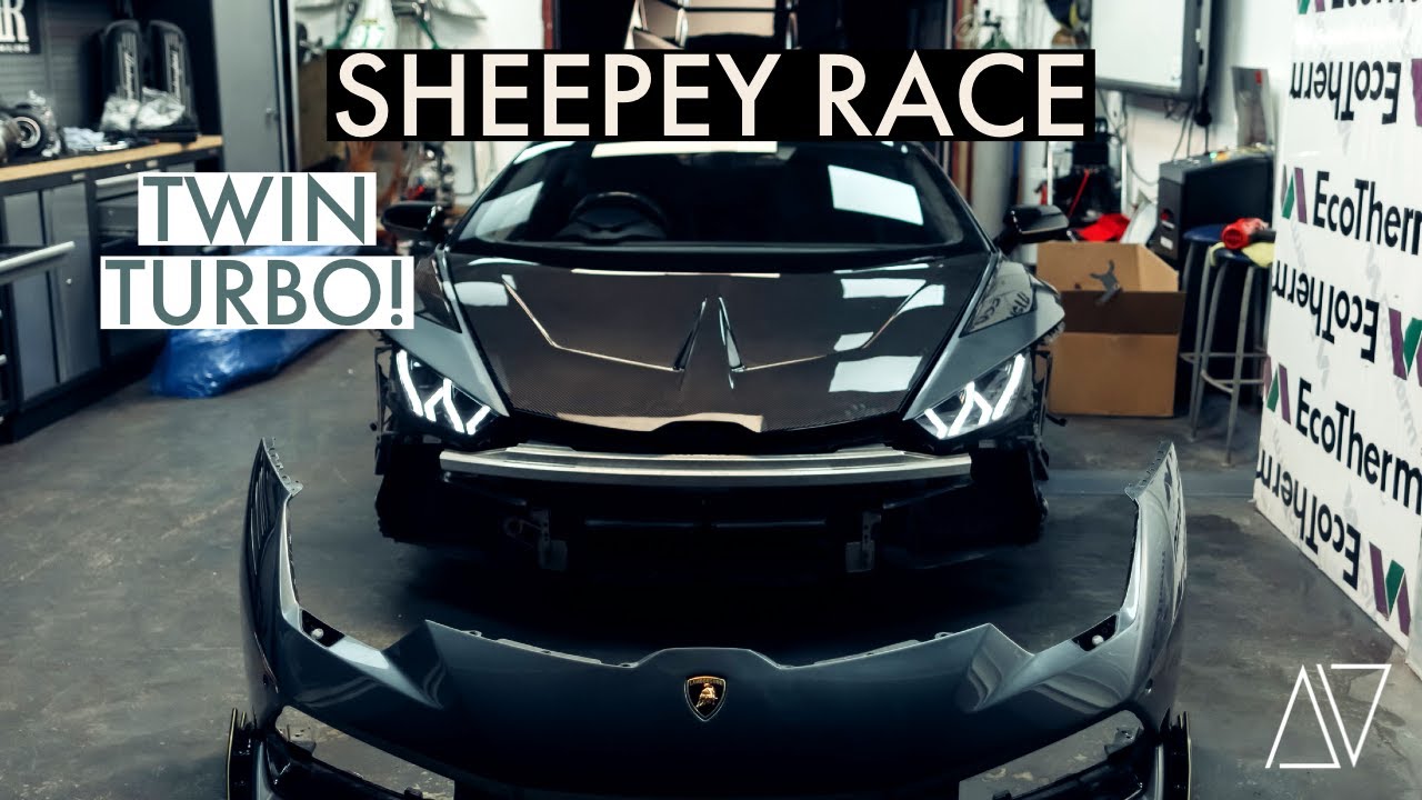 Sheepey Race twin turbo Huracan (Teaser) - YouTube