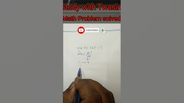 Math Trick #studywithtwasin #education#math #maths #math #mathproblems#exam