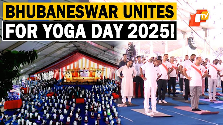 International Yoga Day: State-Level Event At Kalinga Stadium In Bhubaneswar