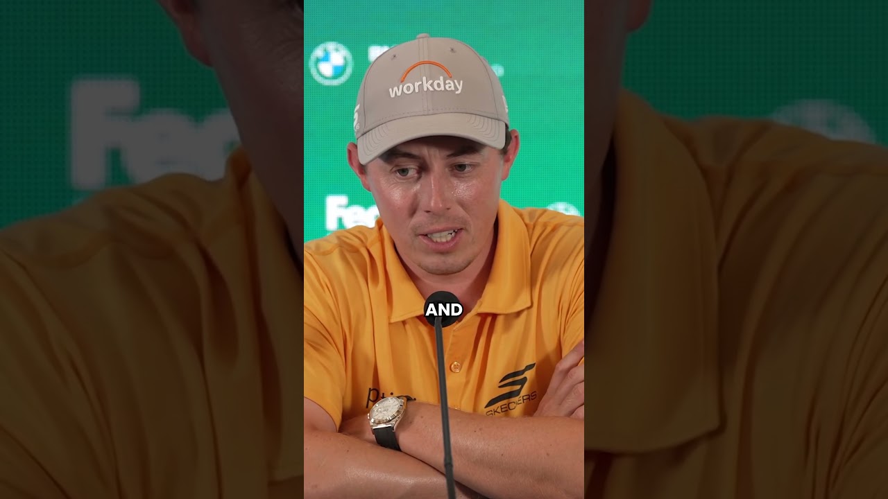 Why did Matt Fitzpatrick end up adopting his unique left hand low chipping technique?