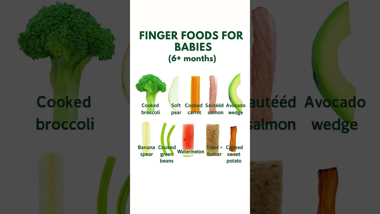 Finger Foods for Babies (6+ Months) 👶🥦🍌