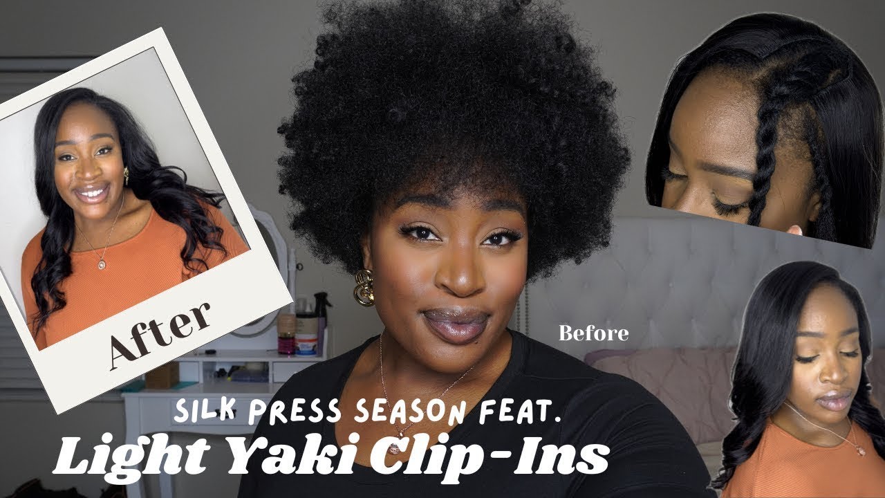 Укладка «Шелковый пресс» | Накладные пряди на заколках, подходящие для начинающих | Короткие нату...