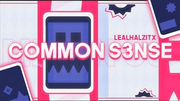 Geometry dash 2.2 (60fps 1080p With clicks) "Common S3nse" Easy demon by lealhalzitx