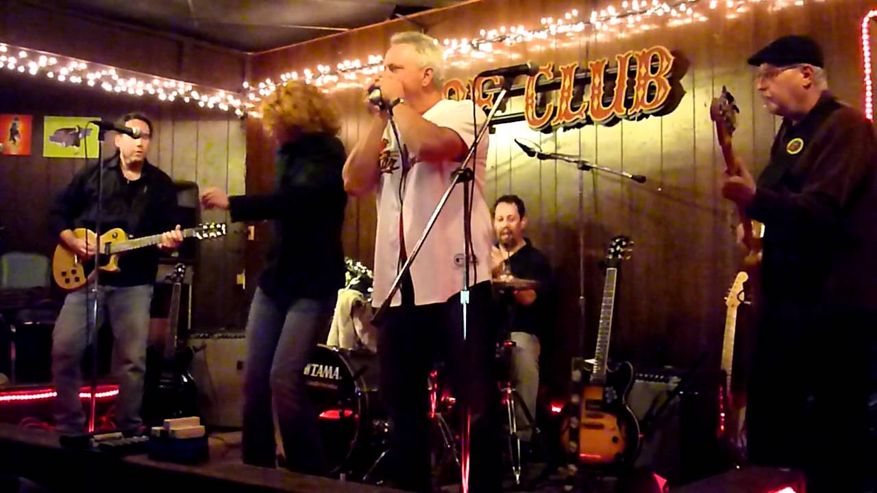 "Hound Dog" Mary Shaver with Bad Influence at the Jim O'Neal Blues Benefit at the Surf Club