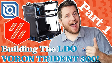 My FIRST VORON TRIDENT BUILD!! Part 1 The Frame!