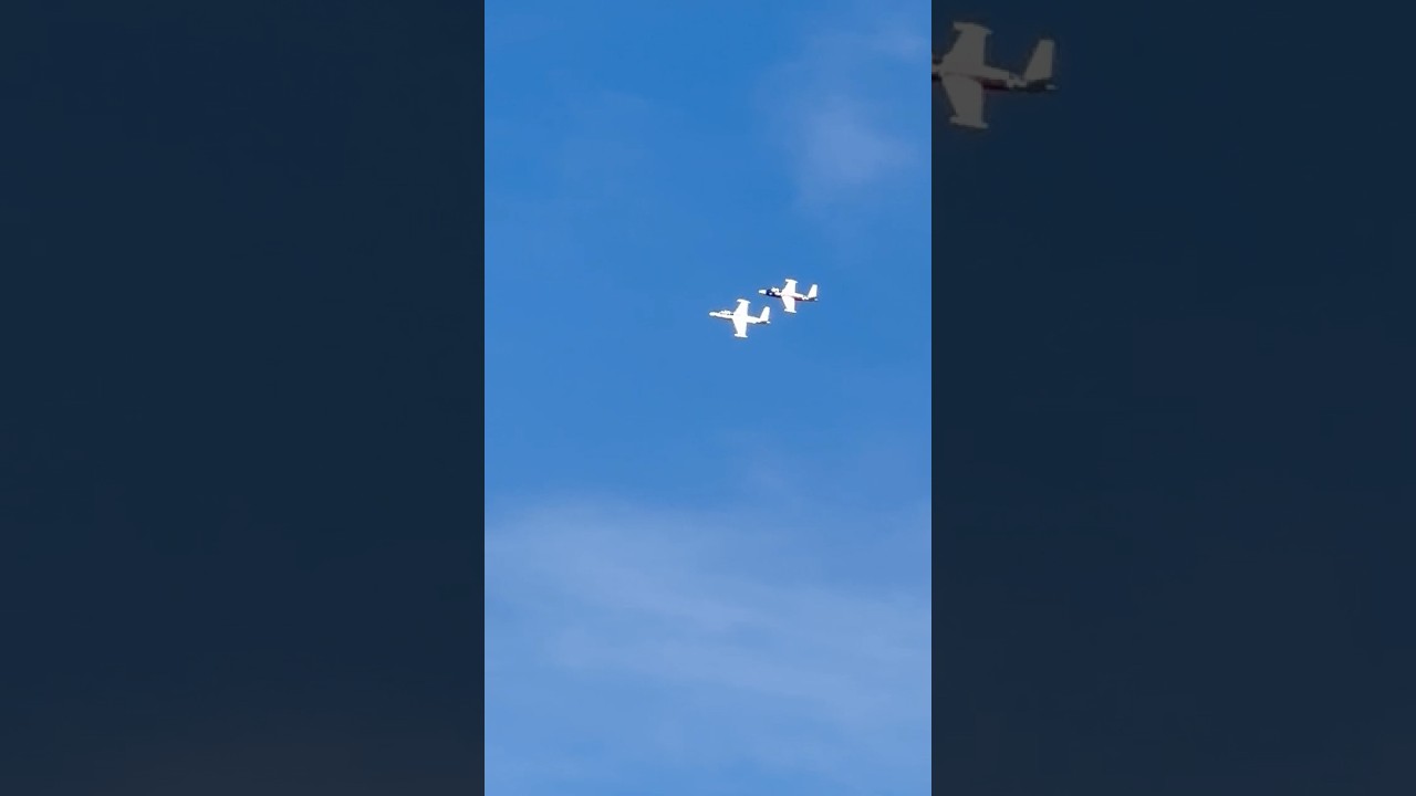 Fouga CM.170 Magister twin ship formation during the 2025 Safford Airshow