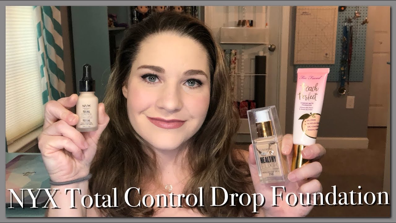 NYX Total Control Drop Foundation Lighten Foundations YouTube