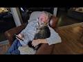 This Cat Stops At Nothing To Be Around His Dad 🤣