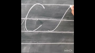 Cursive capital and small c