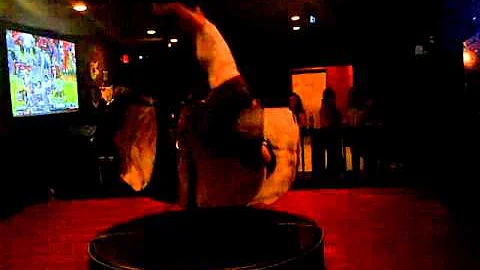 christina bull riding!  yee haw!