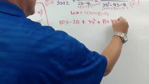 Sec 12.6 - Solve Rational Equations