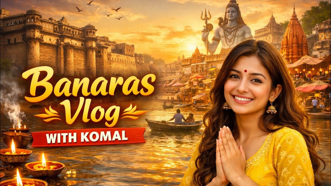 Vlog#34 बनारस  khasi vlog गंगा आरती घूमने गए