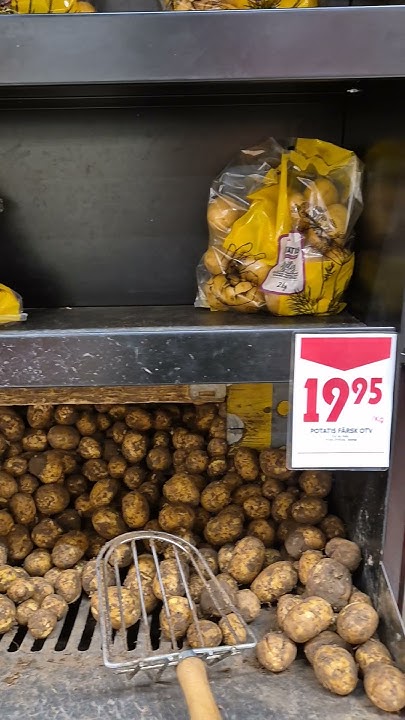 Цены в Швеции на картофель 🥔. Prices in Sweden. Potatoes. #food #price ...