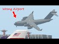 Military Aircraft C-17 Asked To Leave Immediately After Landing At The Wrong Airport | X-Plane 11