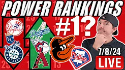 MLB Power Rankings 7/8: Phillies Or Orioles At 1? Yankees & Mariners Falling Backwards thumbnail