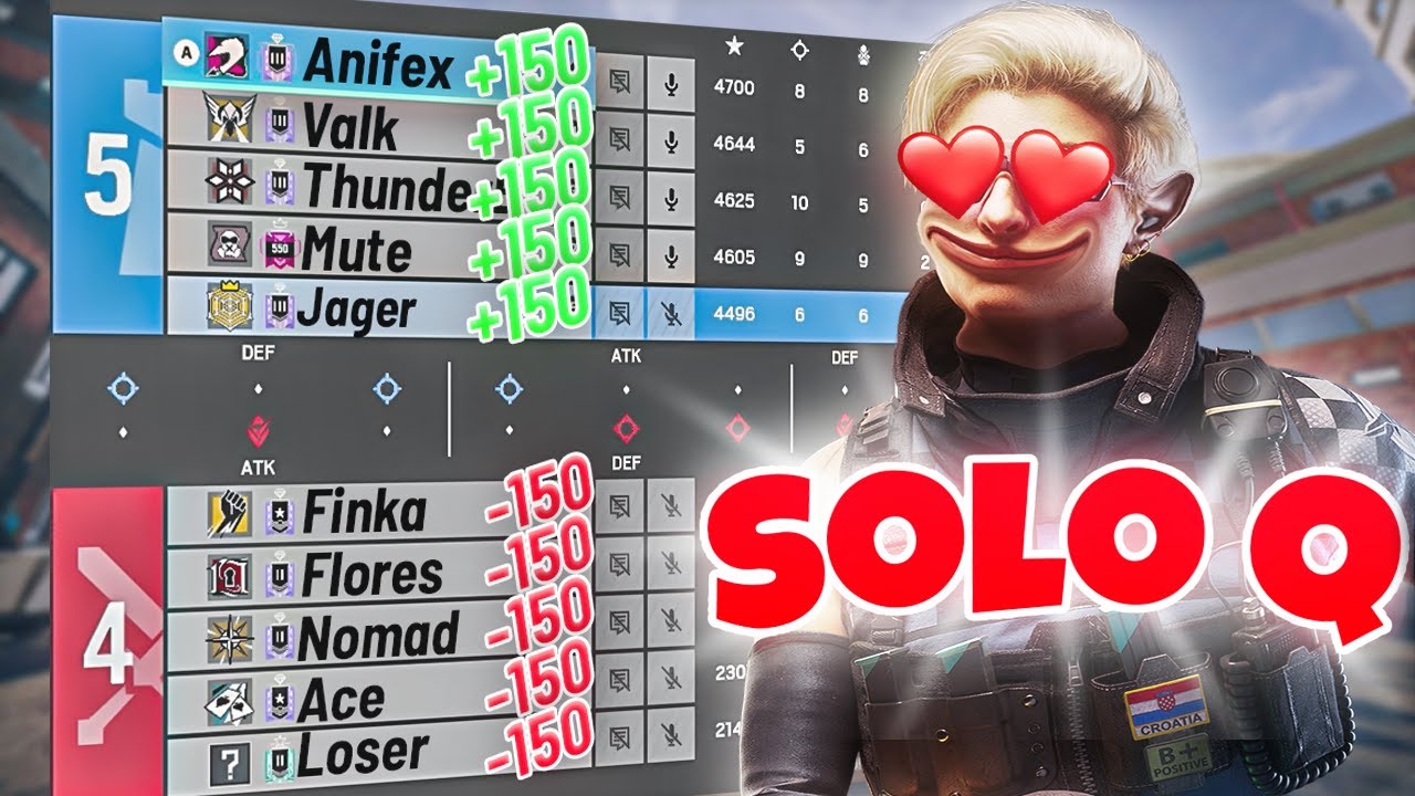 I Love Solo Queuing On Console - RAINBOW SIX SIEGE - YouTube