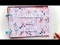 Protecting Our Earth Flipbook | Save Earth Scrapbook Project | Save Water | Save Electricity 🌎