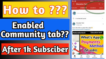 How to Enable Community Tab in Youtube after 1k Subscriber|How to get Community tab on YouTube 2020