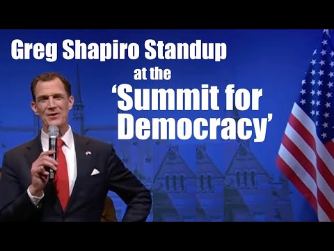 Greg Shapiro at the Summit for Democracy